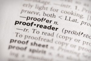 Proofreader Dictionary Entry